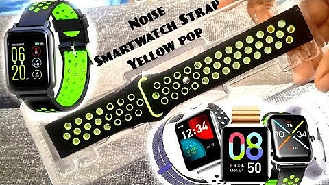 Noise ColorFit Pro 3 Smartwatch Strap - Sports Edition - Yellow Pop | How To Fit And Wear | Review