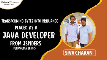 Placement Journey as a JAVA DEVELOPER From JSpiders | Hyderabad Punjagutta