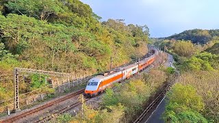 末班128次E1000正班車運用配備整節彩繪列車親子車廂💨