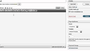 Wordpress: Tutorial - Part 4 - Adding Pages