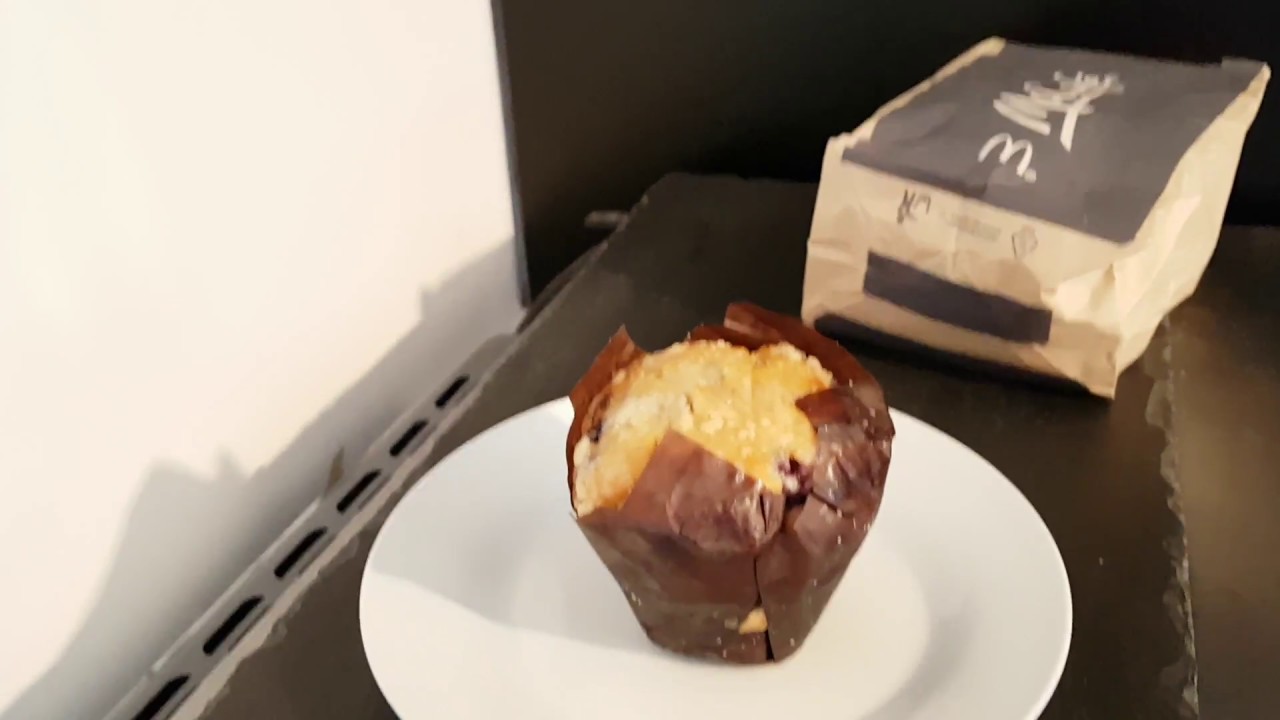 McDONALD's McCafe Blueberry Muffin YouTube