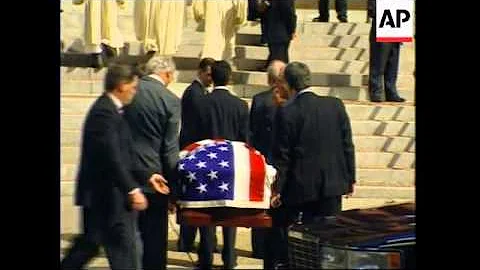 USA: WASHINGTON: FINAL RESPECTS PAID TO JUDGE WILL...