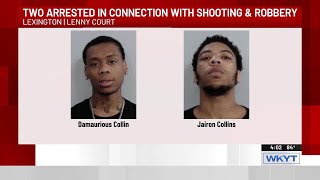 Two arrested in connection with Lexington shooting