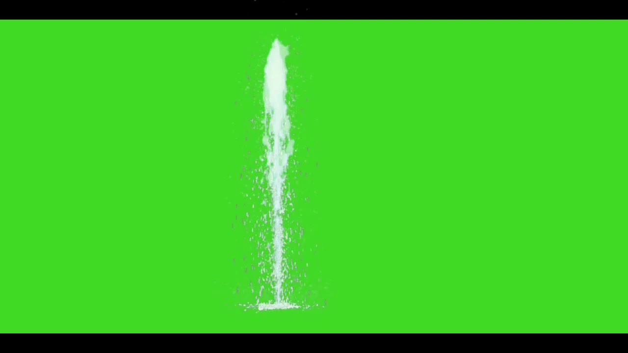 Green screen vertical fountain YouTube