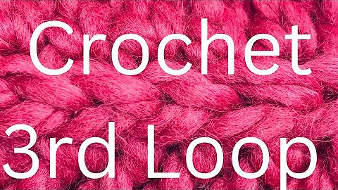 HDC 3rd Loop - Half Double Crochet 3rd Loop (#hdc #hdc3rdloop #halfdoublecrochet)