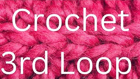 HDC 3rd Loop - Half Double Crochet 3rd Loop (#hdc #hdc3rdloop #halfdoublecrochet)