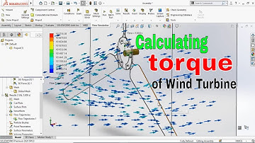 Torque of a Wind Turbine by SolidWorks Flow Simulation