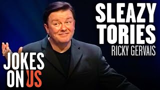 Ricky Gervais On The Tories  Stand Up Comedy | Jokes On Us