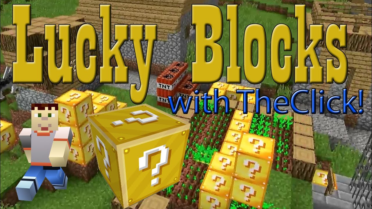 Minecraft Lucky Blocks Pvp Village With Theclick Youtube