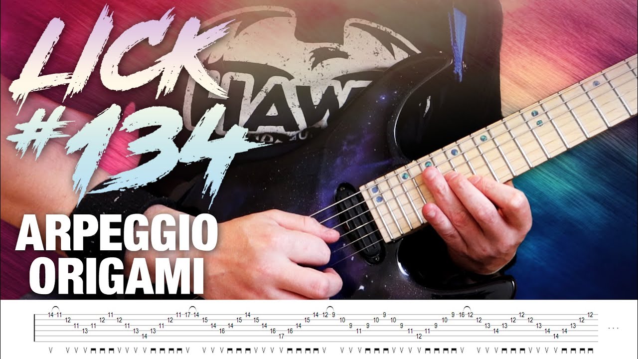Лик № 134 - Арпеджио Оригами + ТАБЛАТУРА