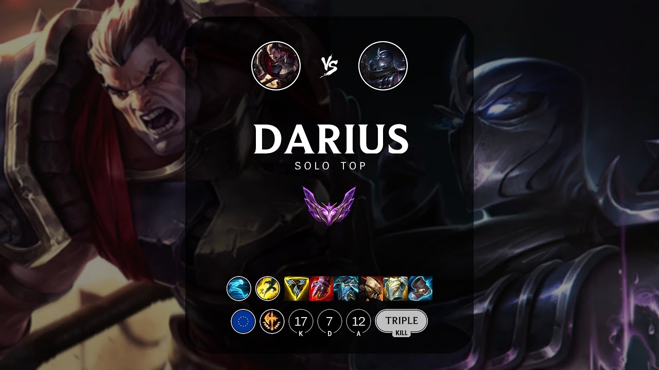 Darius Top vs Shen - EUW Master Patch 13.5