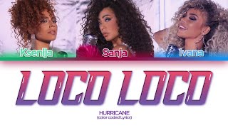 Hurricane - LOCO LOCO - Lyrics (Eurovision 2021 Serbia) (Color Coded Lyrics) - Tekst