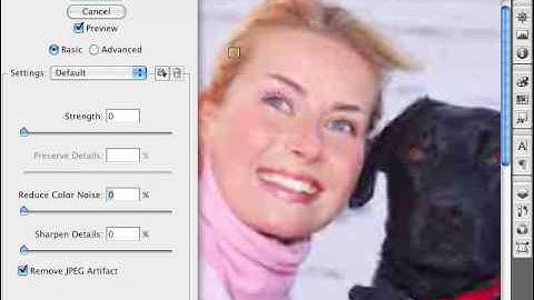 Learn Photoshop - How to Remove JPEG Artifacts