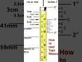 measure tape inch tape work in electric cm feet inches