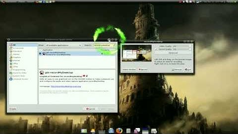 Make Screencast - Recordmydesktop - Ubuntu 8.10