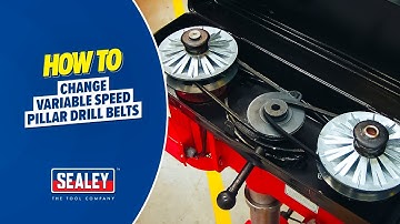 How to change Variable Speed Pillar Drill Belts