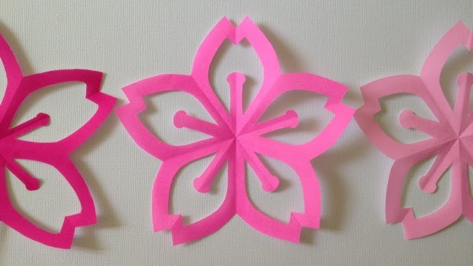 折り紙 桜の花 簡単な切り方 Origami Sakura Flower Youtube 折り紙 桜の花 簡単な切り方 Origami Sakura Flower Youtube