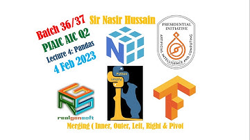 PIAIC Batch 36/37 Q2 AIC Lecture 4 Pandas 20230204 Sir Nasir Hussain