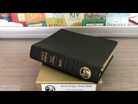 KJV Rock of Ages Study Bible - Goatskin Edition