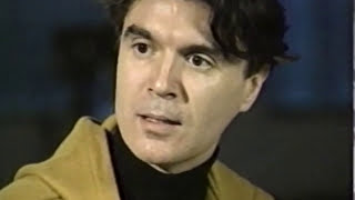 David Byrne &quot;Uh-Oh&quot; The Blue Spotlight interview (1990)