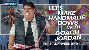 Let’s make Handmade Bows with Coach Jordan | DecoExchange Live Replay