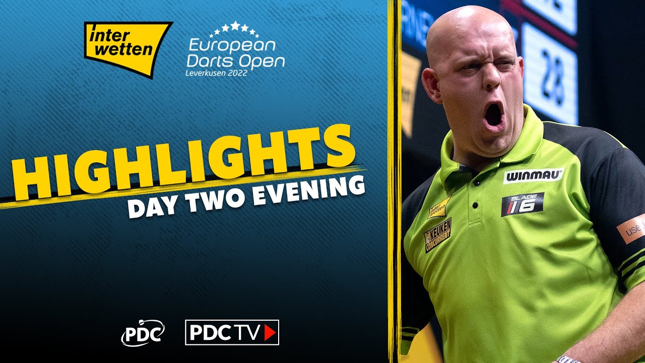 WINNING IN STYLE! Day Two Evening Highlights 2022 European Darts Open