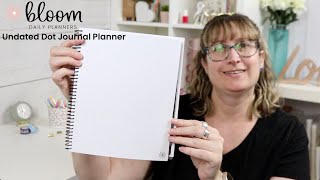 Undated Dot Journaling Planner & Calendar, Dots - bloom daily planners