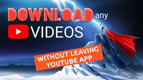 How to download any YouTube videos! Free! Videoder!