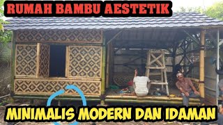 RUMAH DARI BAMBU 6X3 METER‼️ proses pembuatan rumah bambu berukuran 6x3 meter