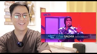 Salma - C.I.N.T.A (d'Bagindas) | Spektakuler Show 8 | INDONESIAN IDOL 2023 | SINGER REACTION