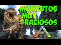 MOMENTOS MUY GRACIOSOS DE ARK: Survival Evolved ( Vegetta777 , Willyrex , sTaXx )