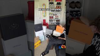 Unfortunately this isn’t even all of my designer shoe boxes… #designer #sneakers #luxury #viral