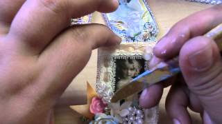 shabby chic altered wood shapes - dt project for Angela Holt Designs Part 1