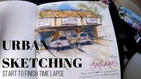 Sketching My City Part 1 | Urban sketching from my car