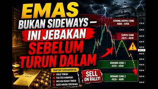 Emas Bukan Sideways - Ini Jebakan Sebelum Turun Dalam..! Jangan Entry di Area ini.. screenshot 5