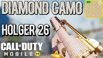 UNLOCKING DIAMOND CAMO HOLGER 26 LMG GAMEPLAY in CALL OF DUTY MOBILE |  SEASON 4 | COD MOBILE