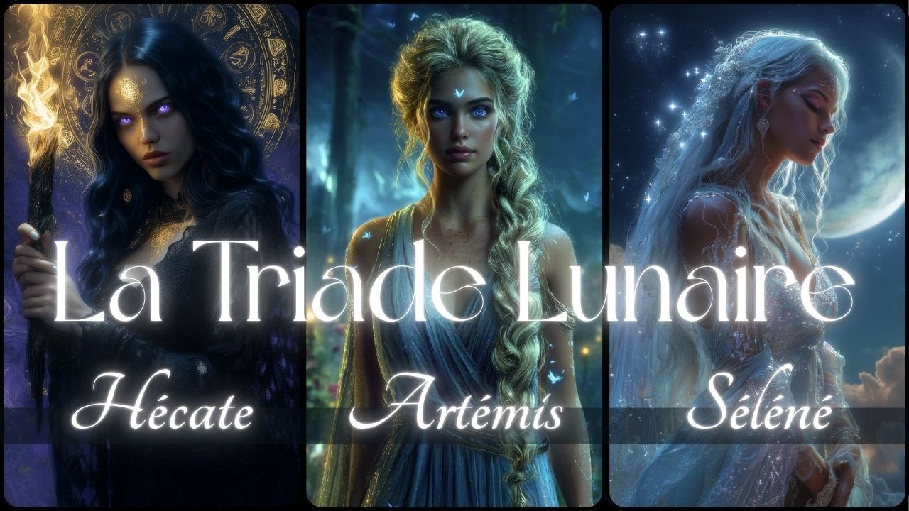 La Triade Lunaire - Hécate, Artémis & Séléné (Clip Music IA | Mythologie Grecque )