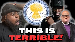 COGIC Bishop Plays 50 Cent During Sermon To Defend President Donald Trump!