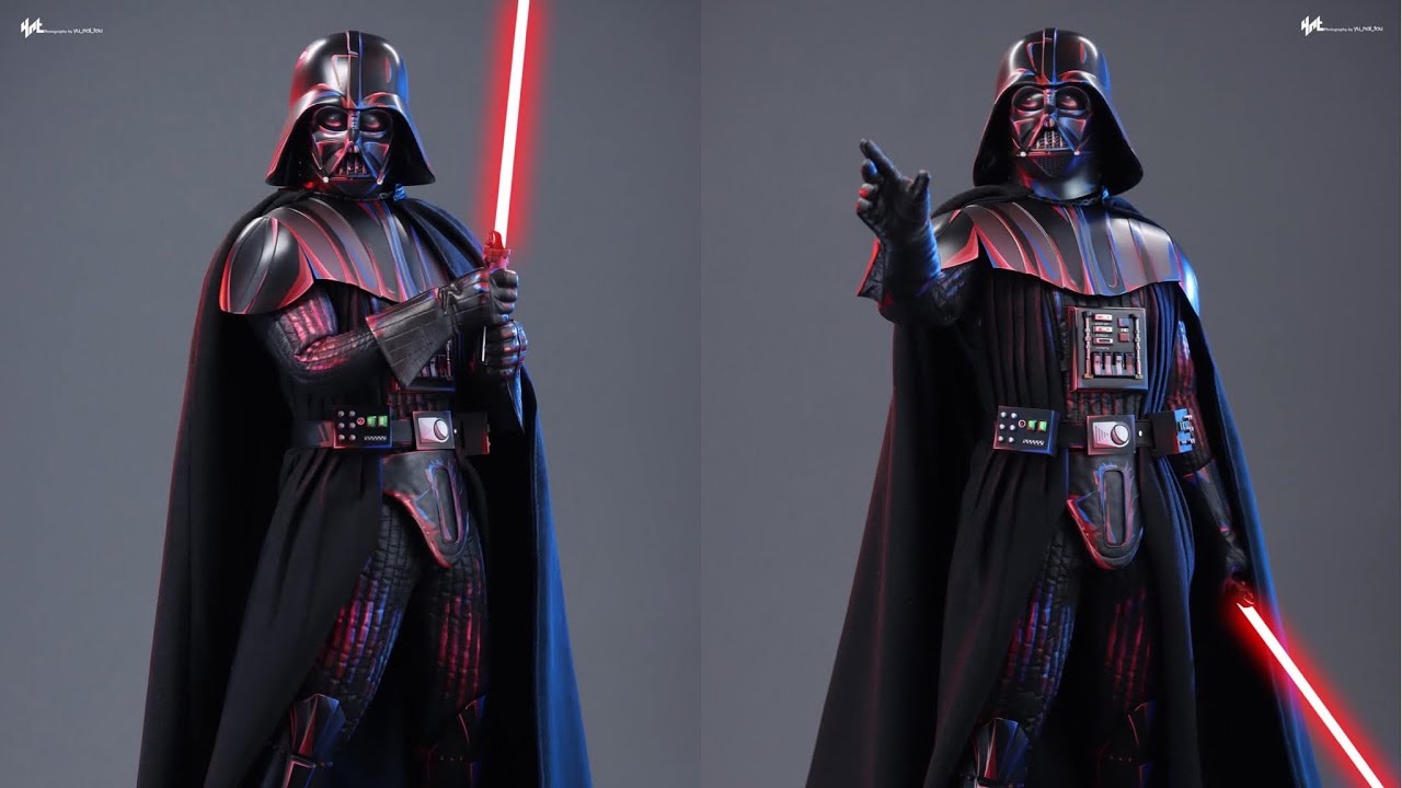 New Hot Toys Darth Vader Duelling Effect action figure updated