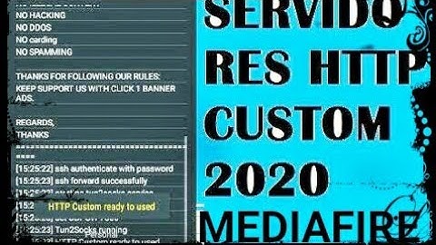 NUEVO SERVER HTTP CUSTOM 30 DÍAS LINK DIRECTO MEDIAFIRE