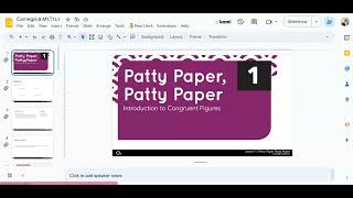 6-12 Carnegie Slides, Videos and Mathia Preview