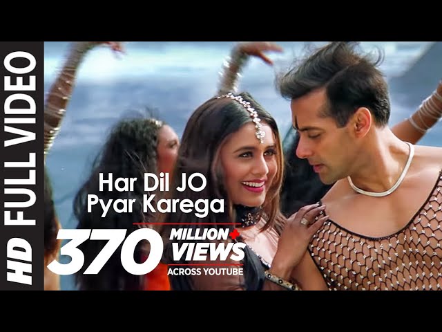 Full Video: Har Dil Jo Pyar Karega Title Song |Salman Khan,Rani Mukherjee |Udit Narayan, Alka Yagnik class=