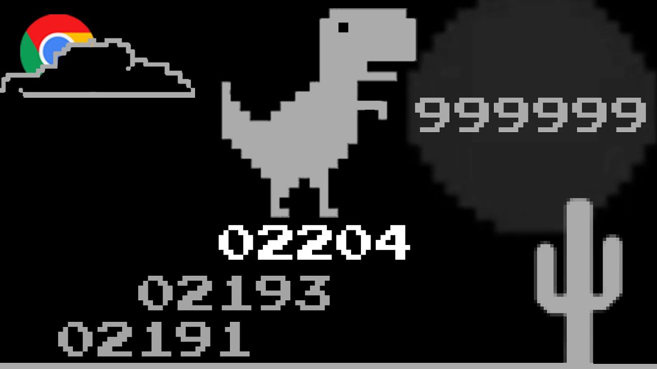 How To Score 999999 In The Google Chrome Dino Game., by Ctrenz