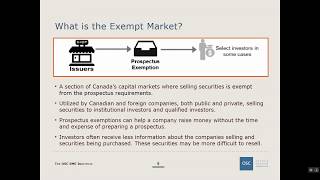 Webinar: Report of Exempt Distribution