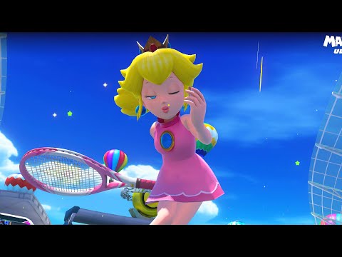 <strong>Mega</strong> Battle! Mario <strong>vs</strong> Peach! Mario Tennis Ultra Smash! Sprots Game