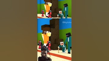 When Enderman Plays Squid Game Red Light Green Light |  Minecraft Animation #shorts