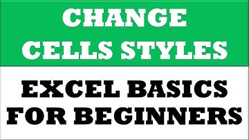 How to change cells styles | heading & gridlines enable & disable in excel | Excel basics
