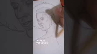 David Haydn-Jones Project #10 - Chai #davidhaydnjones #art #wip #drawing #sketch #fanart #portrait