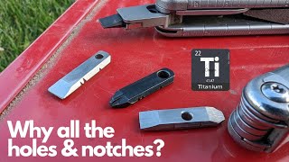 Make your own titanium Leatherman screwdriver bits! Clever extra functions!