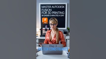 Fusion 360 Sketch Constraints Explained (Day 3 – CAD for 3D Printing) + GIVEAWAY!